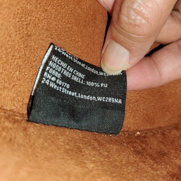 Circular Vegan Leather Rattan Handle Crossbody Bag Boho Chic Purse - Picture 8 of 10